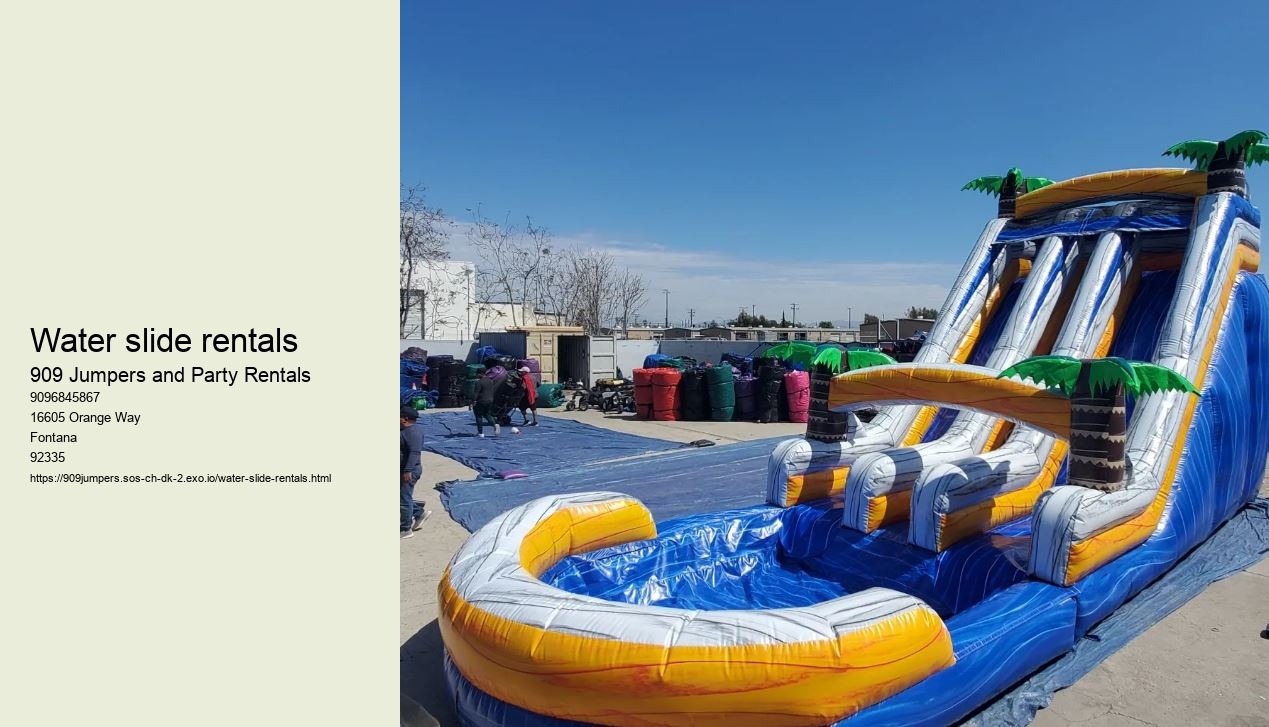 water slide rentals